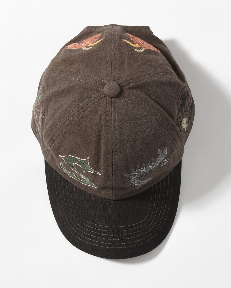 SOMEWHERE OUTSIDE HIKING COMPANY  SOHC EMBROIDERY CAP -D/BROWN- D/BROWN ONE SIZE