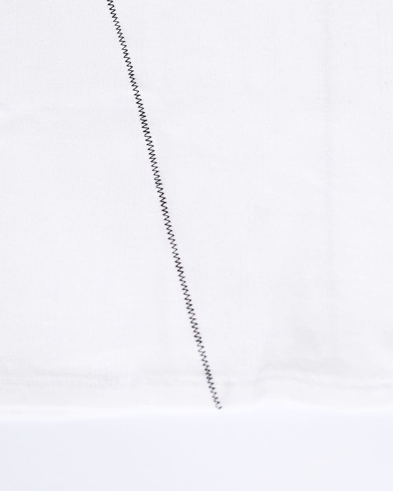 Robert P. Miller×KOOI  STITCH PANEL RIBBED TANKTOP -WHITE- WHITE 1