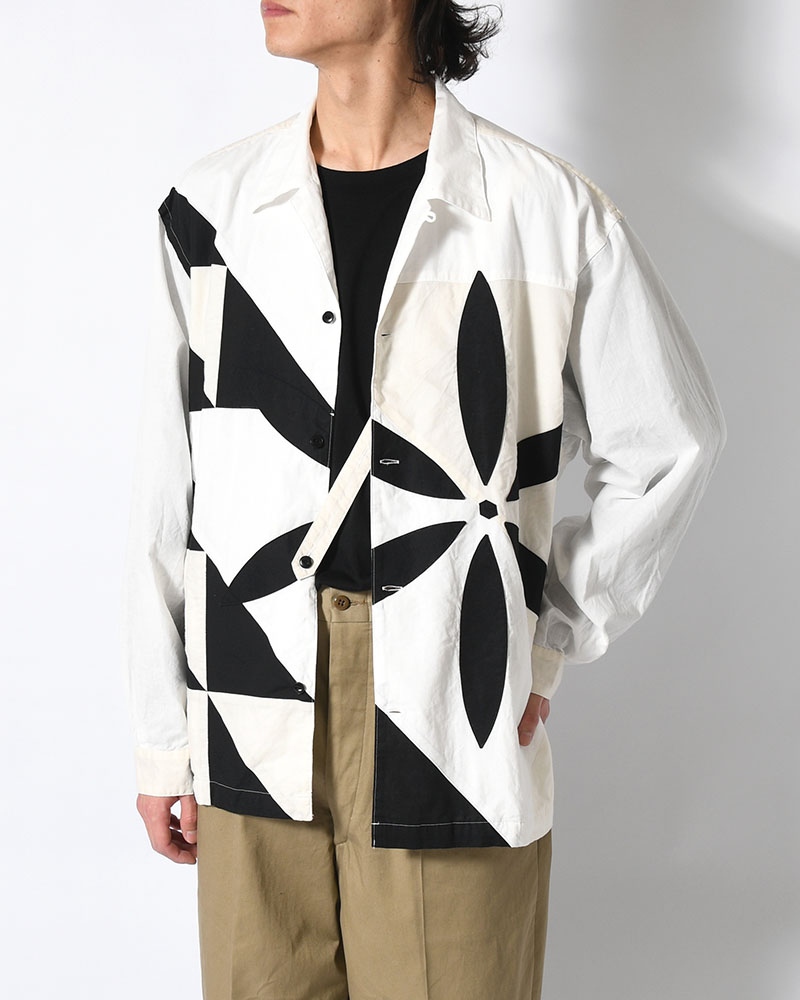 ANEI  IMI SHIRT JKT MOM -WHITE BASE- WHITE BASE 2