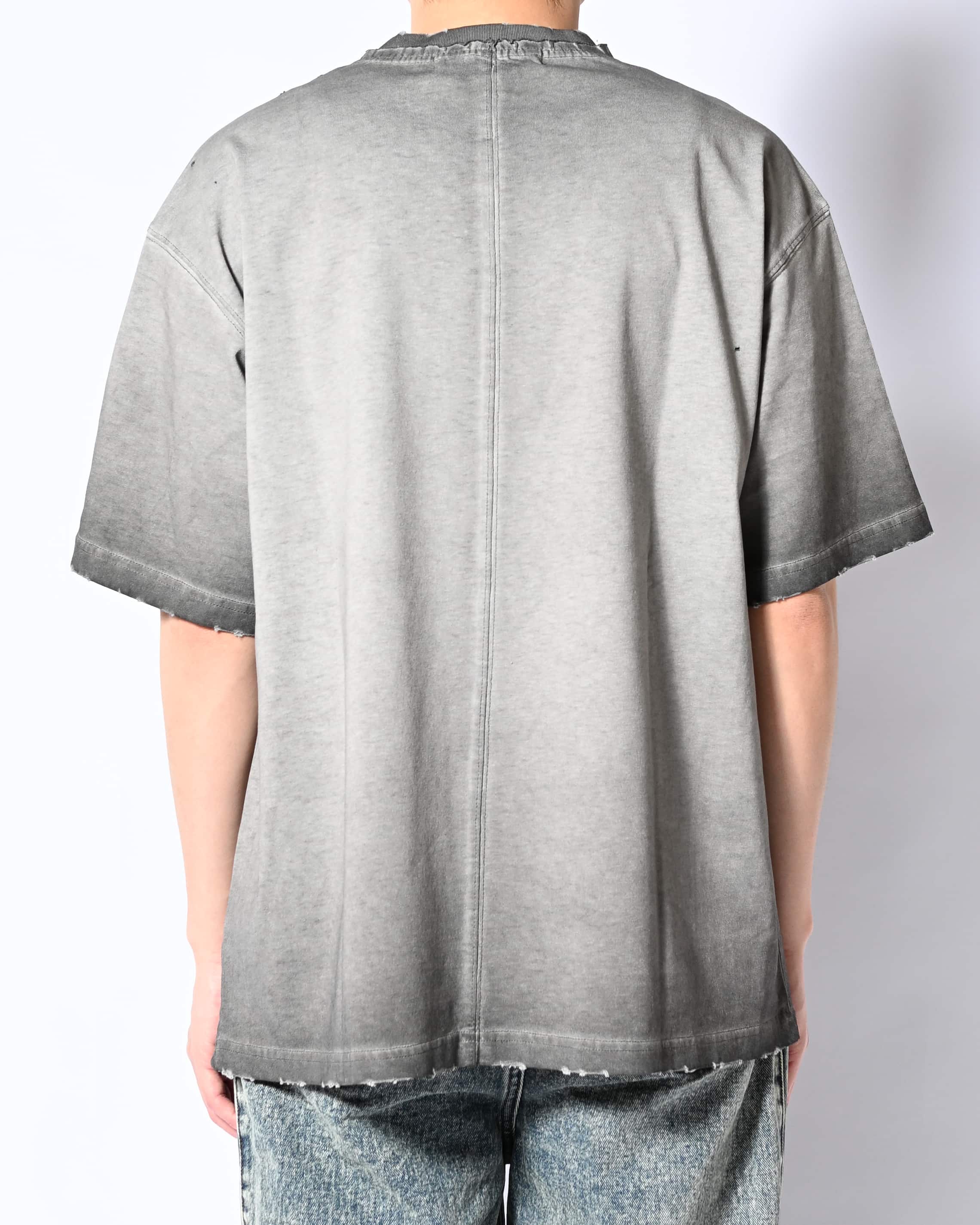 HIGH-GATE BURN FADE DAMAGE TEE (IN NAGOYAPARCO LIMITED EDITION） GRY 1