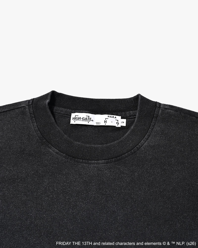 HIGH-GATE  FRIDAY THE 13 TEE -BLACK- BLACK 1