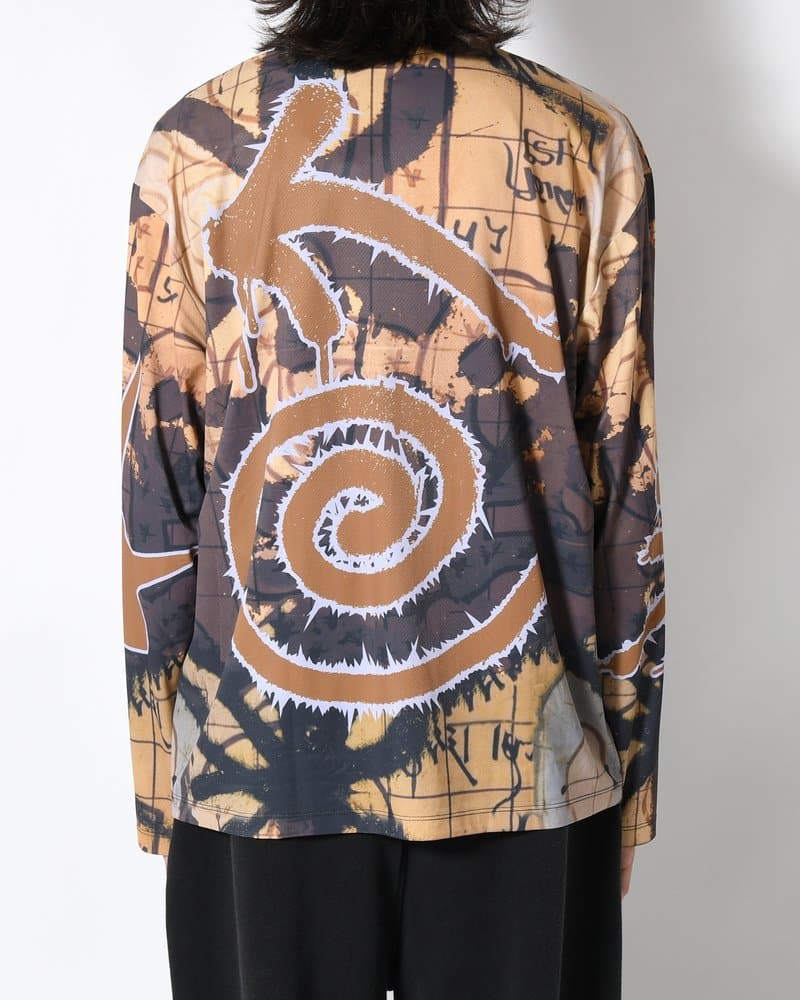 Perks And Mini  PATINA LS MESH TOP -MULTI- MULTI M