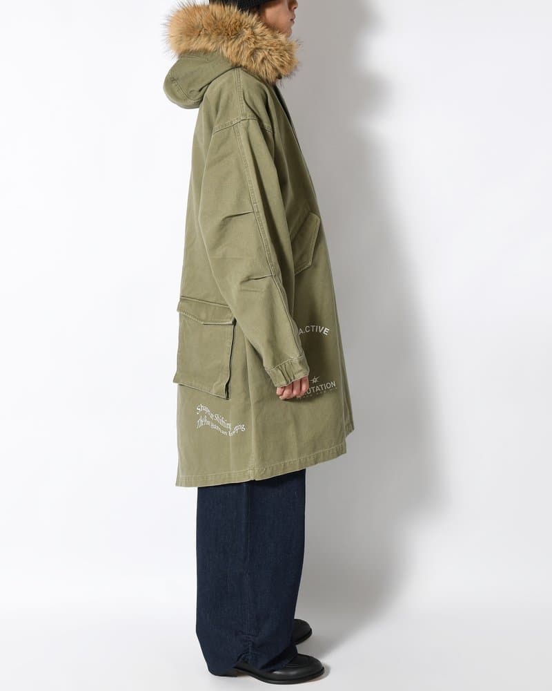 Perks And Mini  TRUE NATURE FISHTAIL PARKA -KHAKI- KHAKI M