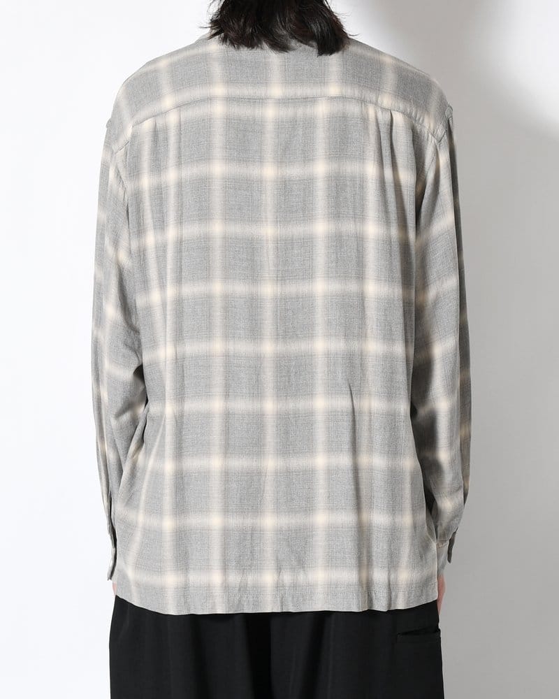 ANEI  IMI SHIRT PLAID -H.GREY PLAID- H.GREY PLAID 2