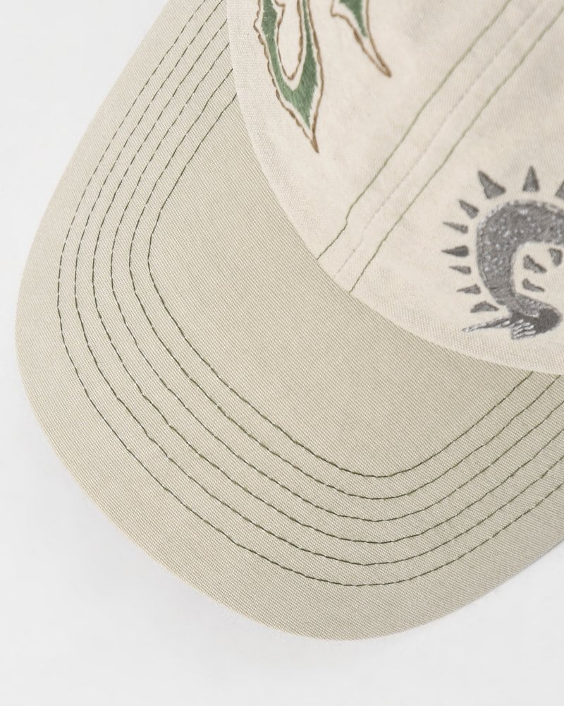 SOMEWHERE OUTSIDE HIKING COMPANY  SOHC EMBROIDERY CAP -IVORY- IVORY ONE SIZE
