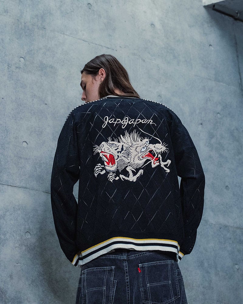 HIGH-GATE  KNIT SUKAJAN -BLACK- BLACK 1