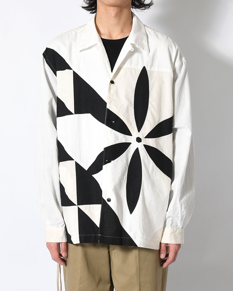 ANEI  IMI SHIRT JKT MOM -WHITE BASE- WHITE BASE 2