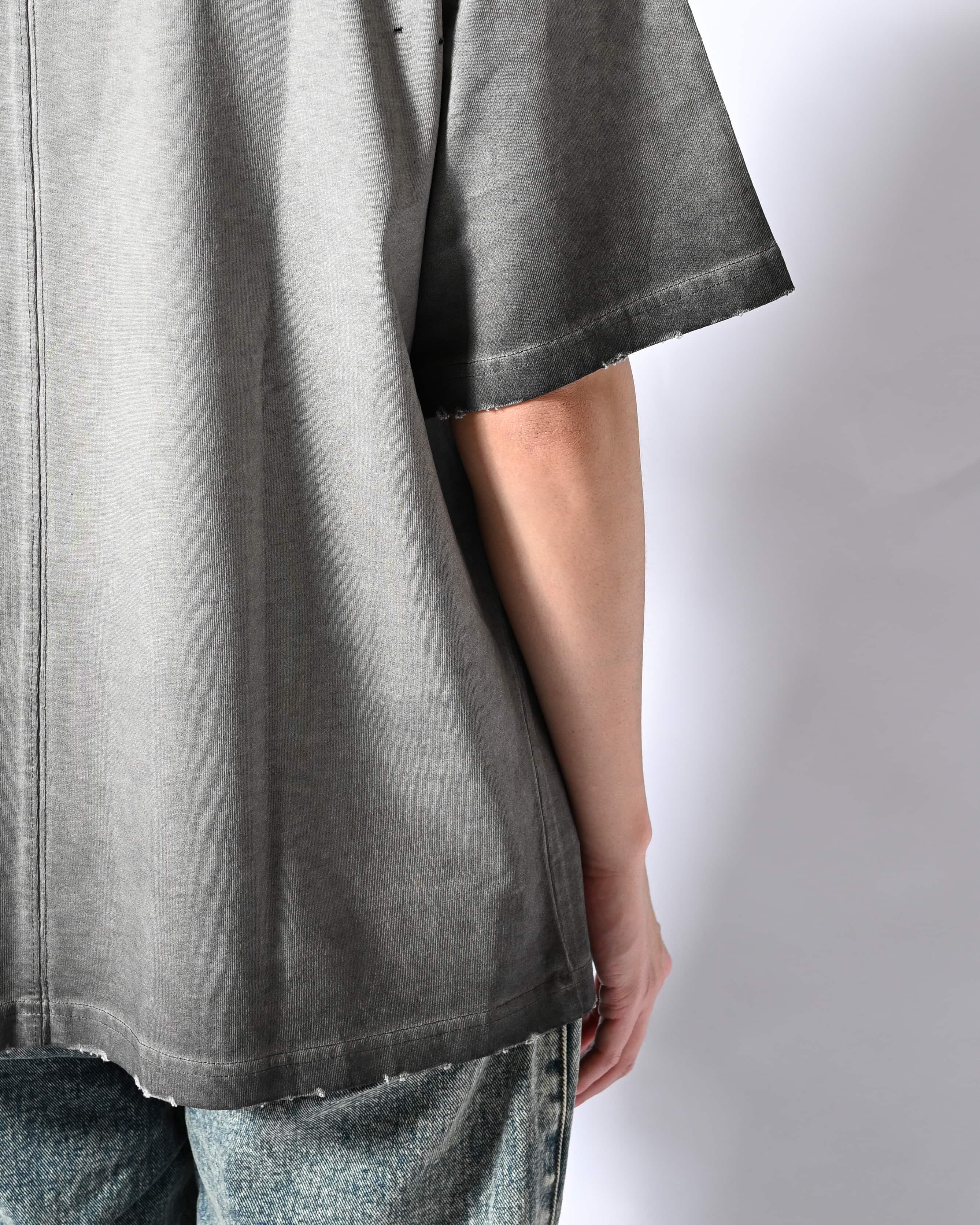 HIGH-GATE BURN FADE DAMAGE TEE (IN NAGOYAPARCO LIMITED EDITION） GRY 1