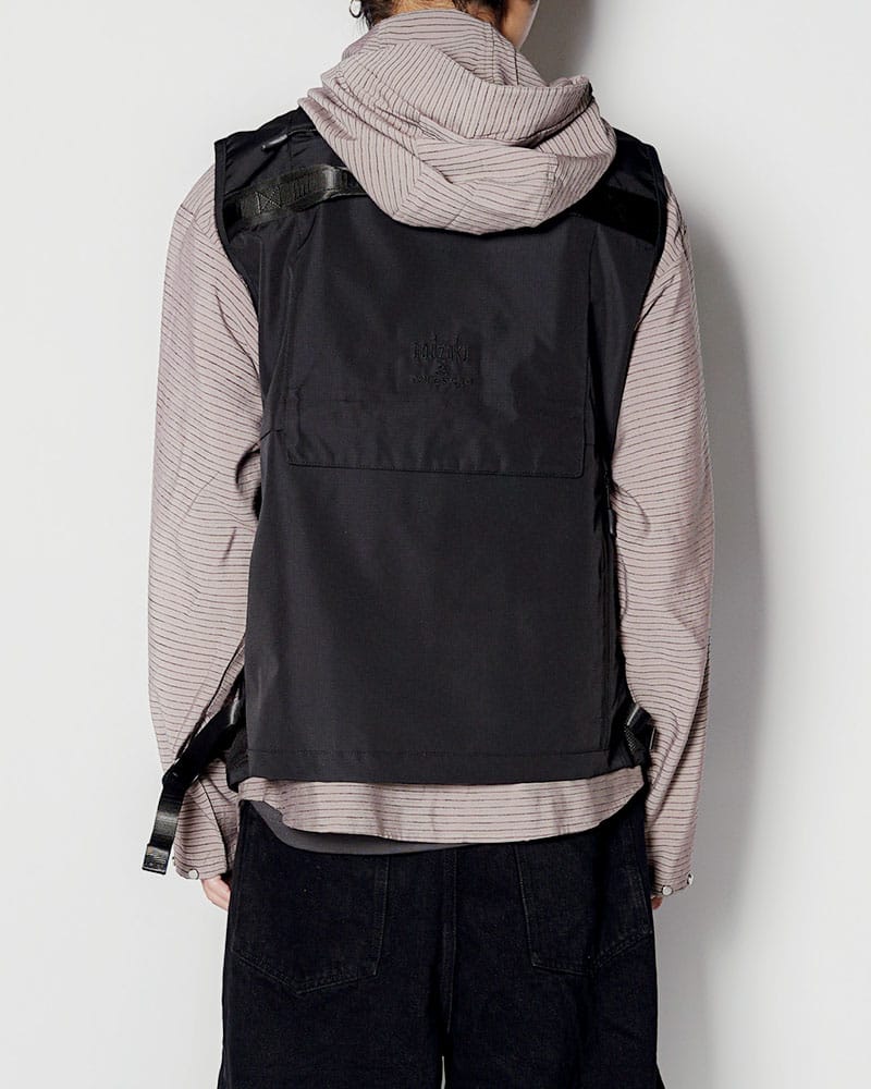 NODZOKU×CONTE STRUT  TACTICAL VEST -BLACK- BLACK M