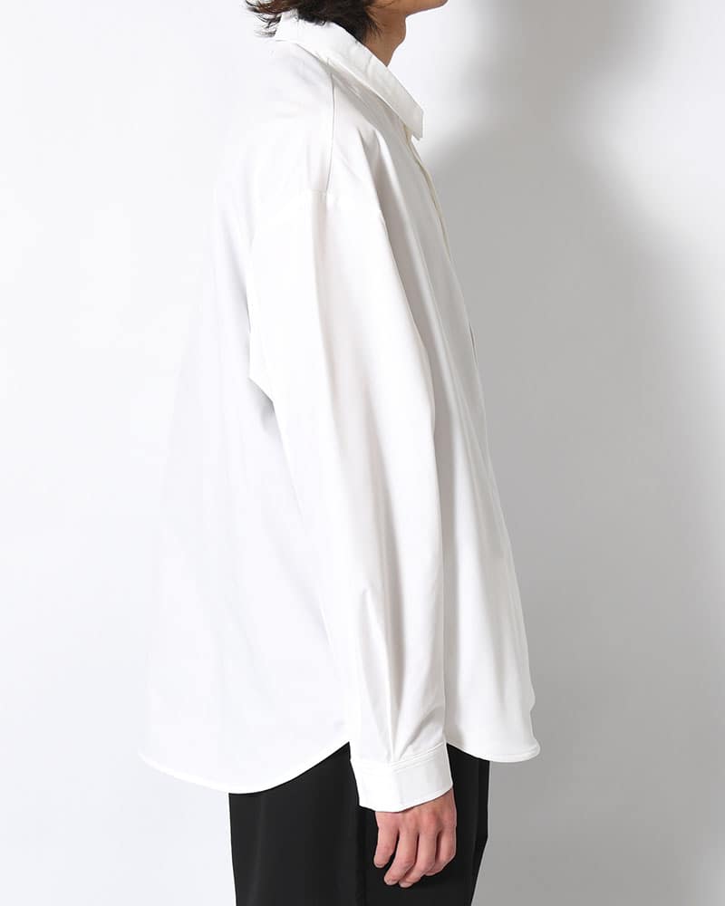 印  SNAP EASY SHIRT -WHITE- WHITE M