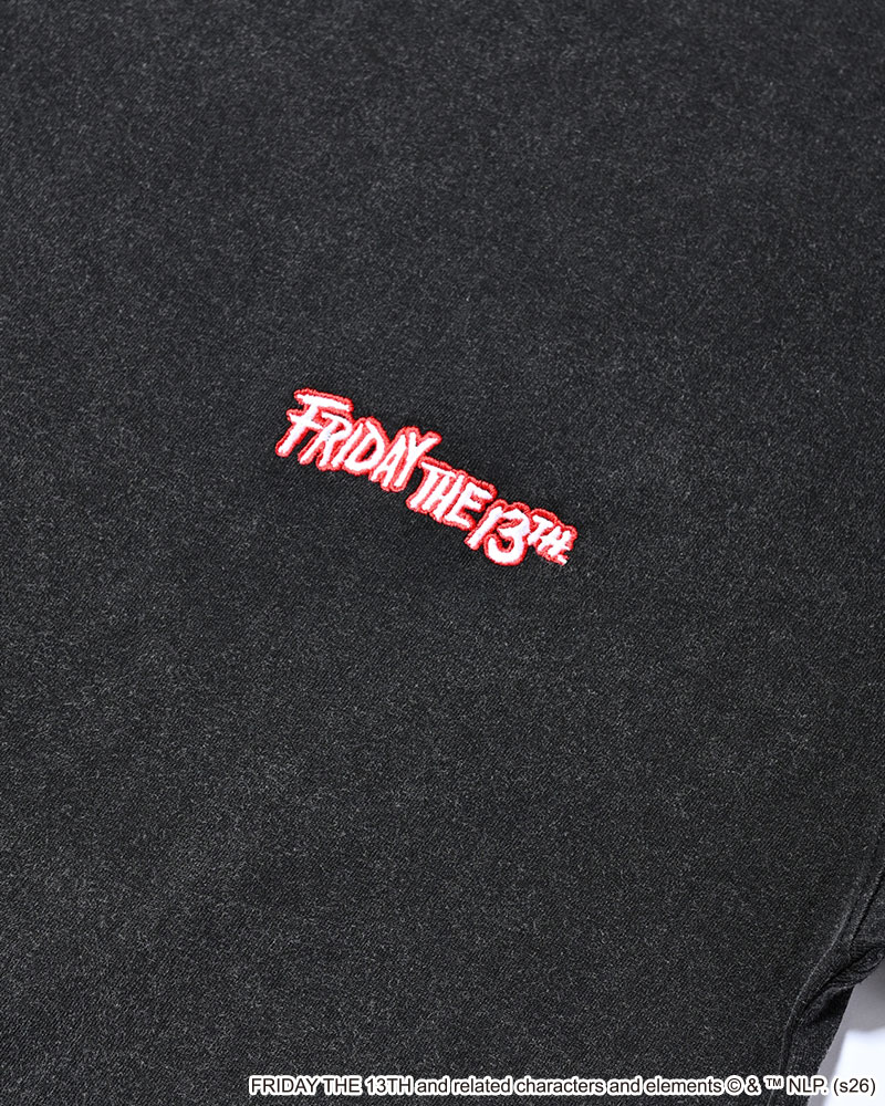 HIGH-GATE  FRIDAY THE 13 TEE -BLACK- BLACK 1