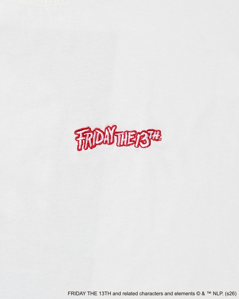HIGH-GATE  FRIDAY THE 13 TEE -WHITE- WHITE 1