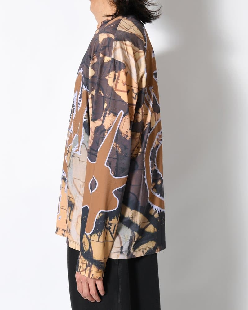 Perks And Mini  PATINA LS MESH TOP -MULTI- MULTI M