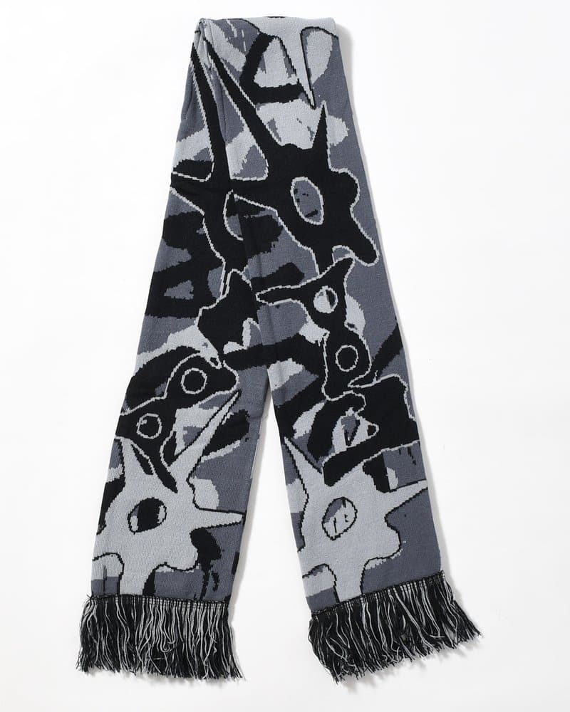 Perks And Mini  MULTI SHOT URCHIN BONNET SCARF -GREYS- BROWN ONE SIZE