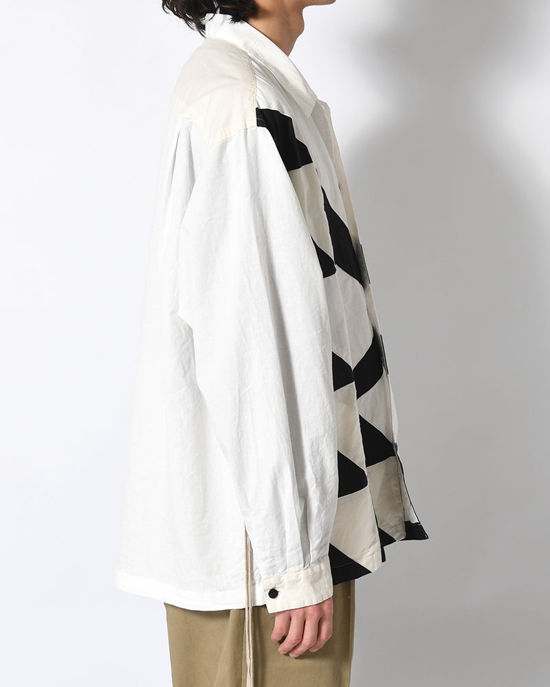 ANEI  IMI SHIRT JKT MOM -WHITE BASE- WHITE BASE 2