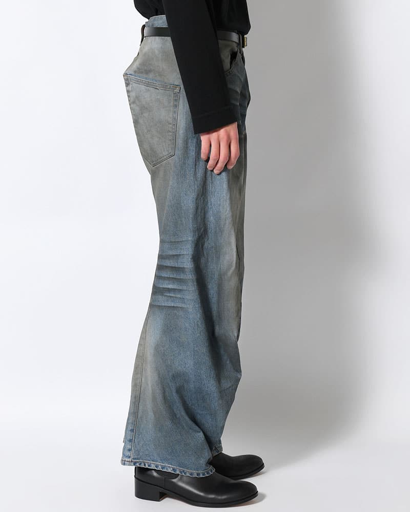 NVRFRGT  3D TWISTED JEANS 3.0 -DIRTY FADED INDIGO- DIRTY FADED INDIGO 1