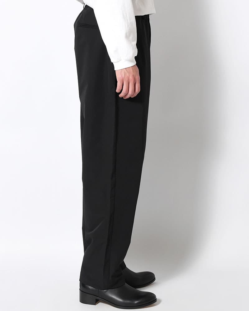 印  EASY TAPERED PANTS -BLACK- BLACK M