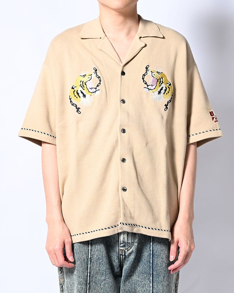 HIGH-GATE  SUKA KNIT SHIRT -OFF WHITE- OFF WHITE 1
