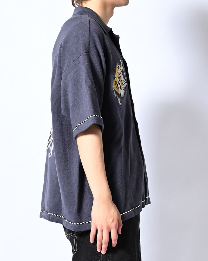 HIGH-GATE  SUKA KNIT SHIRT -BLUE- BLUE 1