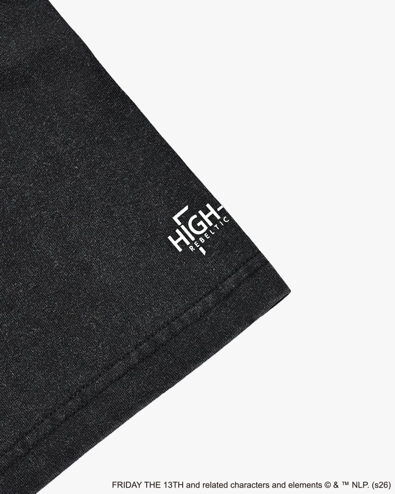 HIGH-GATE  FRIDAY THE 13 TEE -BLACK- BLACK 1