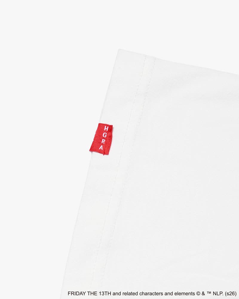 HIGH-GATE  FRIDAY THE 13 TEE -WHITE- WHITE 1