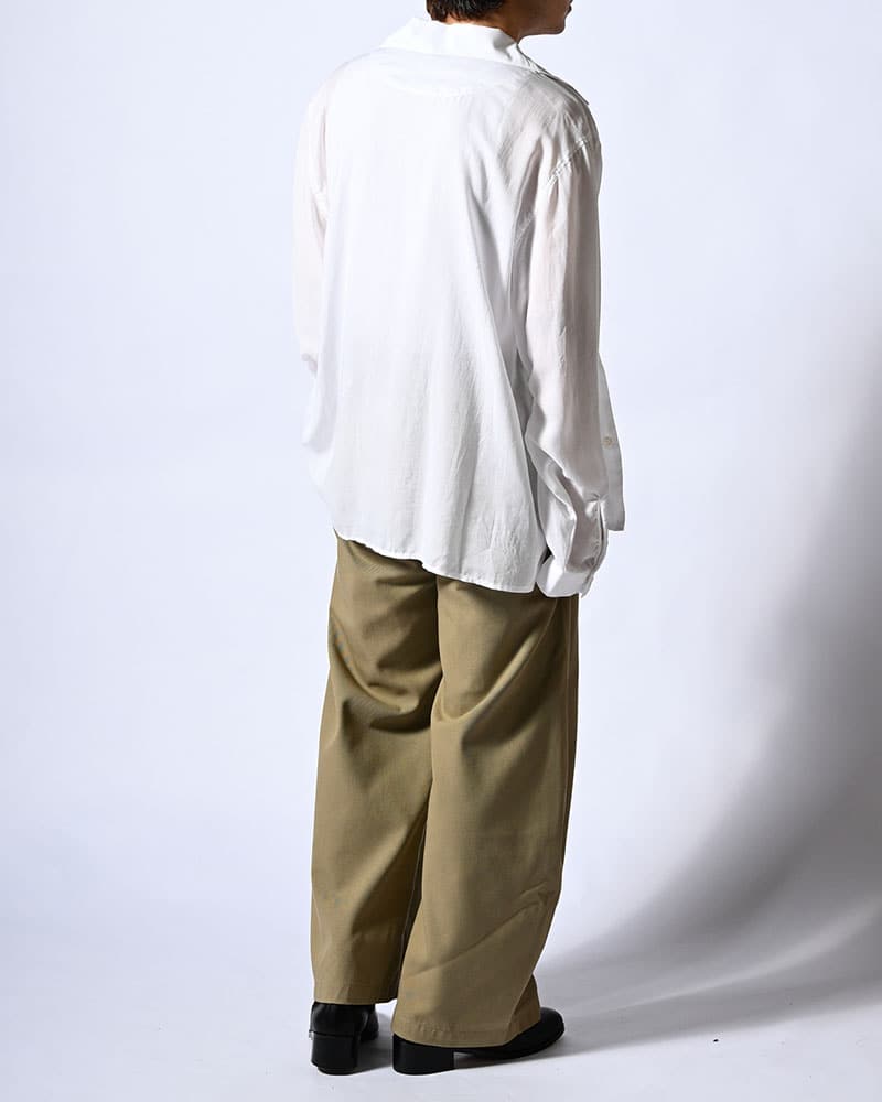 KOOI  HOLDER CURVE PANTS -BEIGE- BEIGE 1