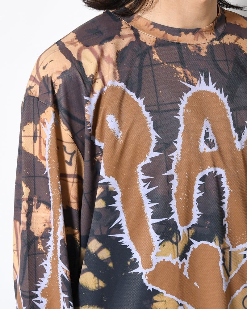 Perks And Mini  PATINA LS MESH TOP -MULTI- MULTI M