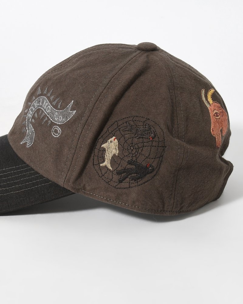 SOMEWHERE OUTSIDE HIKING COMPANY  SOHC EMBROIDERY CAP -D/BROWN- D/BROWN ONE SIZE