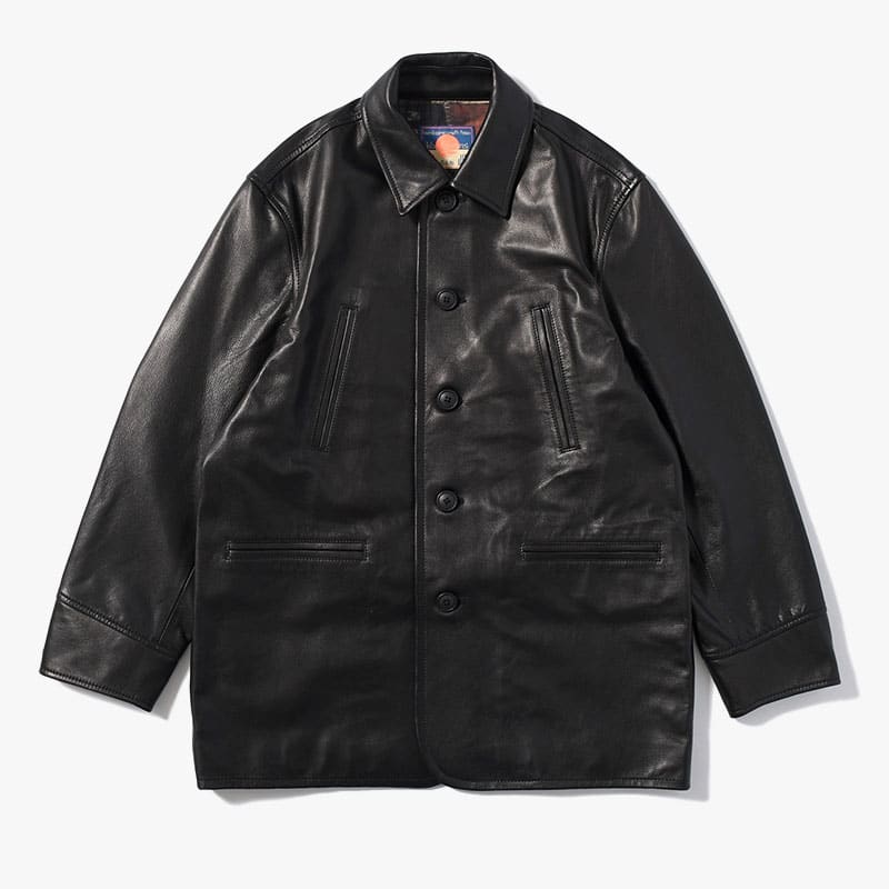 blackmeans×印  EX CAR COAT BLACK 3