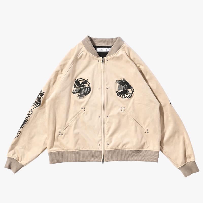 HIGH-GATE  CHANGE SUKA JACKET BEIGE 1