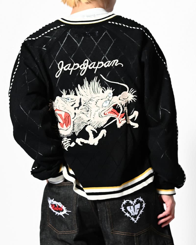 HIGH-GATE  KNIT SUKAJAN -BLACK- BLACK 1