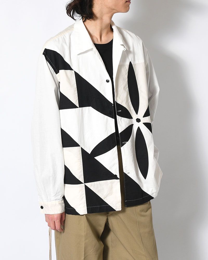 ANEI  IMI SHIRT JKT MOM -WHITE BASE- WHITE BASE 2