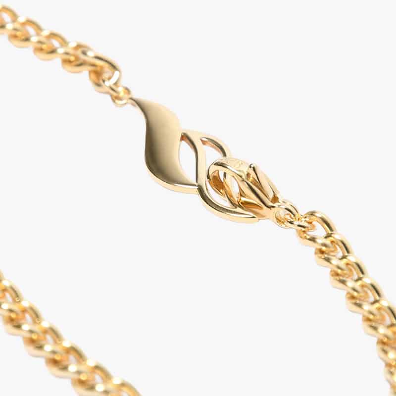 SHRINE  S CHAIN BRACELET 19.5cm -GOLD- GOLD ONE SIZE