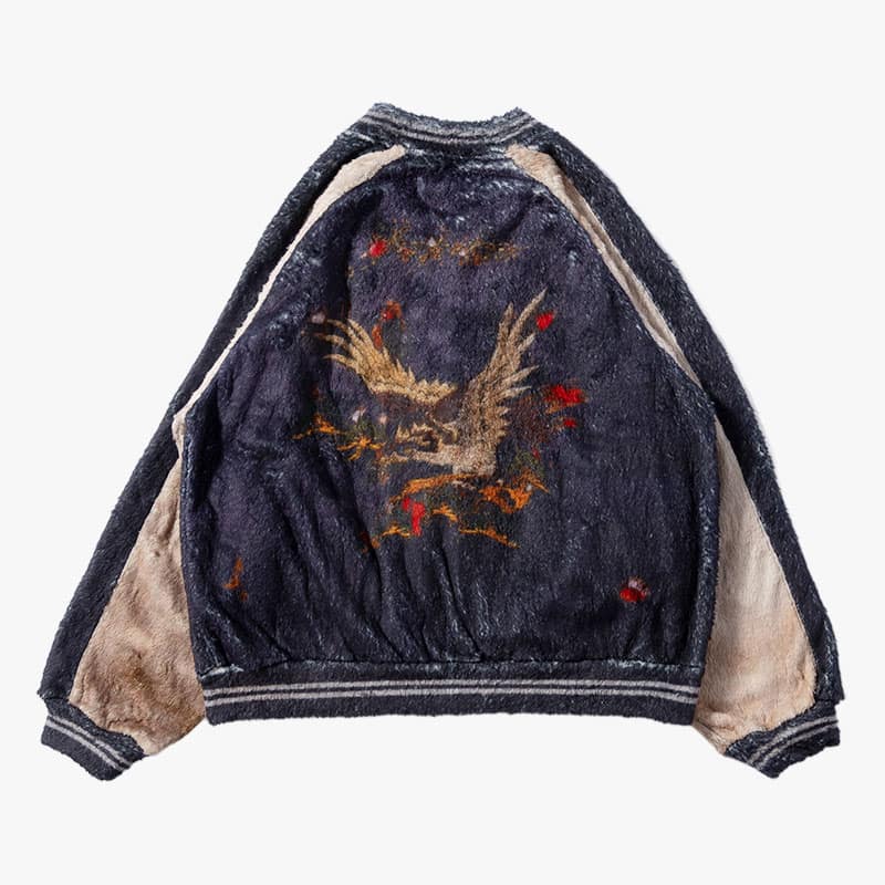 HIGH-GATE  TROMPE L'OEIL VINTAGE SUKA FLEECE ONE COLOR 1