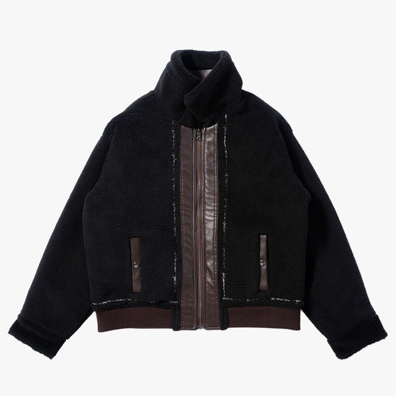 HIGH-GATE  REVERSIBLE FAKE MOUTON BROWN 1