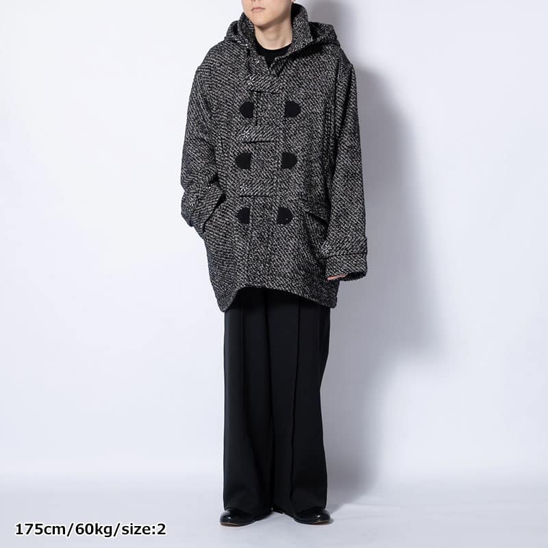 KOOI  2WAY DUFFLE COAT BLACK 1