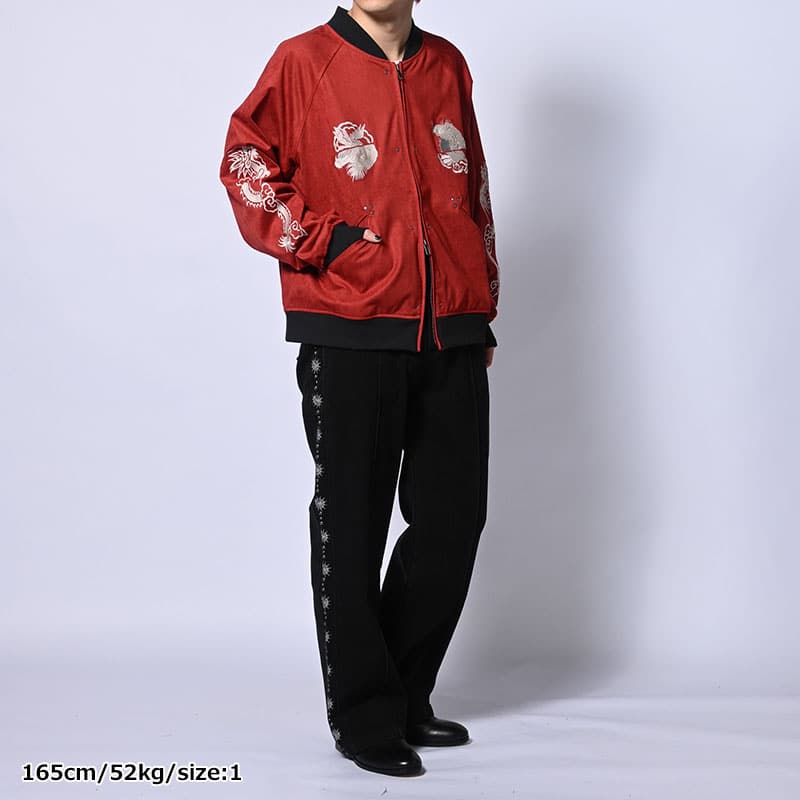 HIGH-GATE  CHANGE SUKA JACKET RED 1