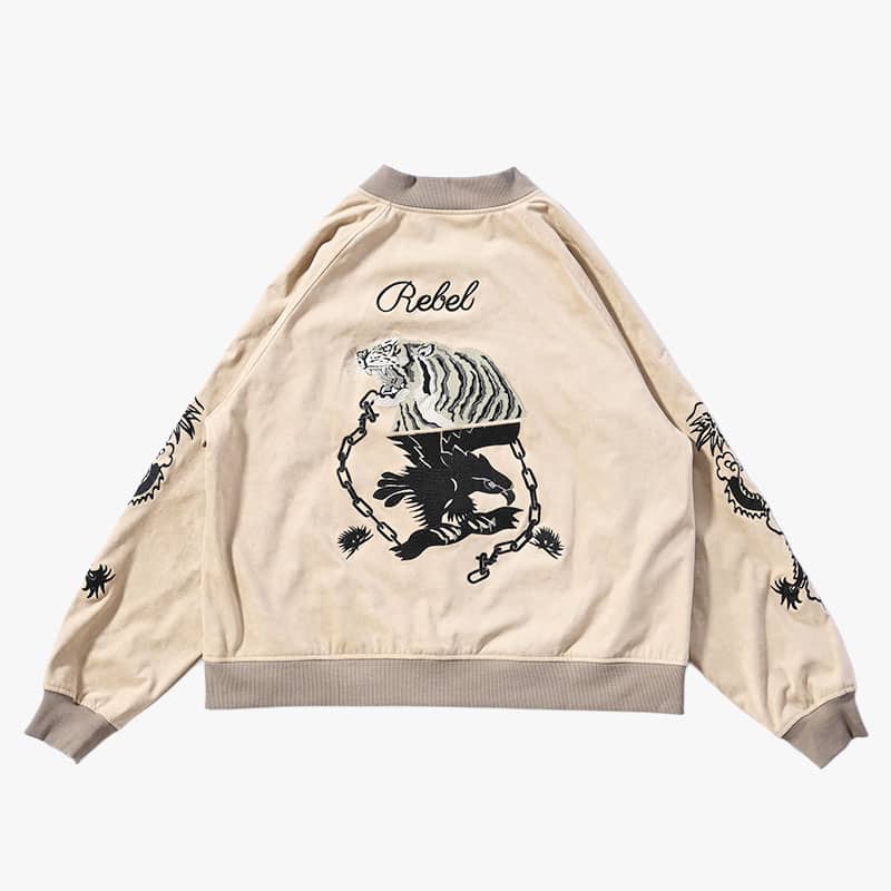 HIGH-GATE  CHANGE SUKA JACKET BEIGE 1