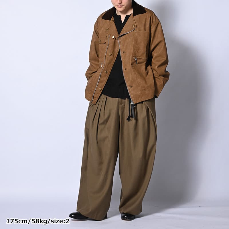 KOOI  FADE WORK JACKET CAMEL 1