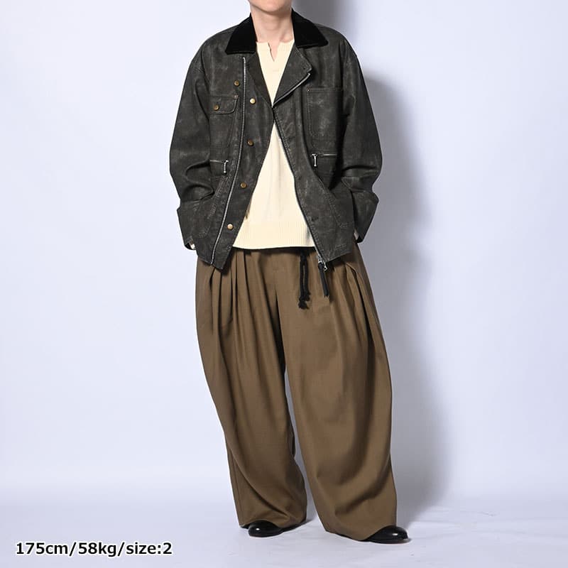 KOOI  FADE WORK JACKET BLACK 1