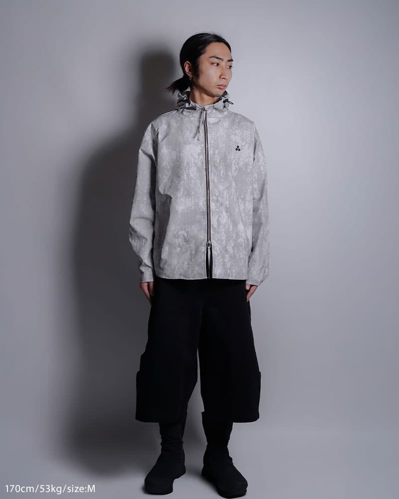 CONTE STRUT  ZIP-UP HOODED SHIRTS (SHELL) WHITE M