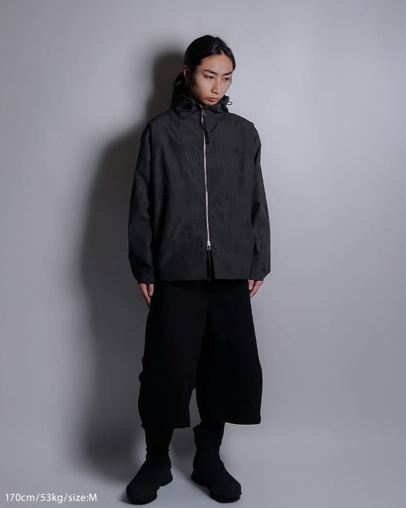 CONTE STRUT  ZIP-UP HOODED SHIRTS (SHELL) BLACK M