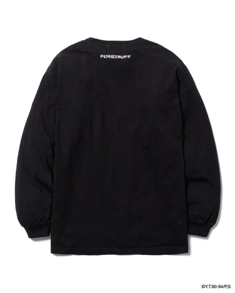 F-LAGSTUF-F×幽遊白書  "MULTI" LS TEE(x幽遊白書) -BLACK- BLACK M
