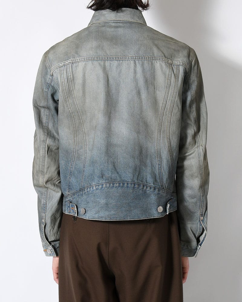 NVRFRGT  DENIM TRUCKER JACKET -DIRTY FADED INDIGO- DIRTY FADED INDIGO 2