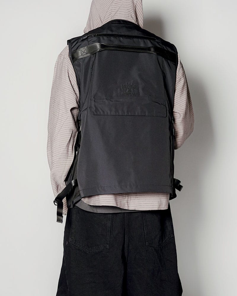NODZOKU×CONTE STRUT  TACTICAL VEST -BLACK- BLACK M