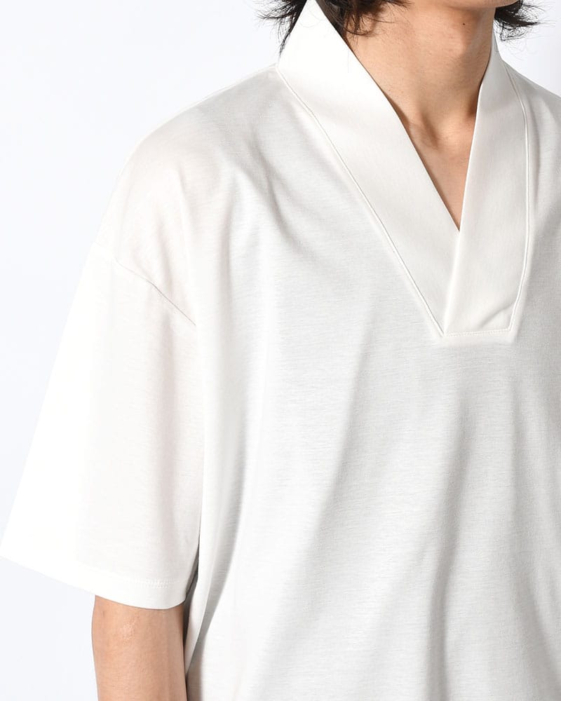 印  和 NECK S/S TEE -WHITE- WHITE M