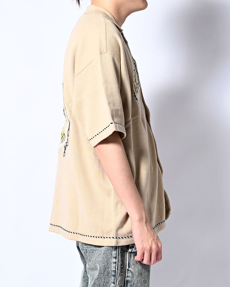 HIGH-GATE  SUKA KNIT SHIRT -OFF WHITE- OFF WHITE 1
