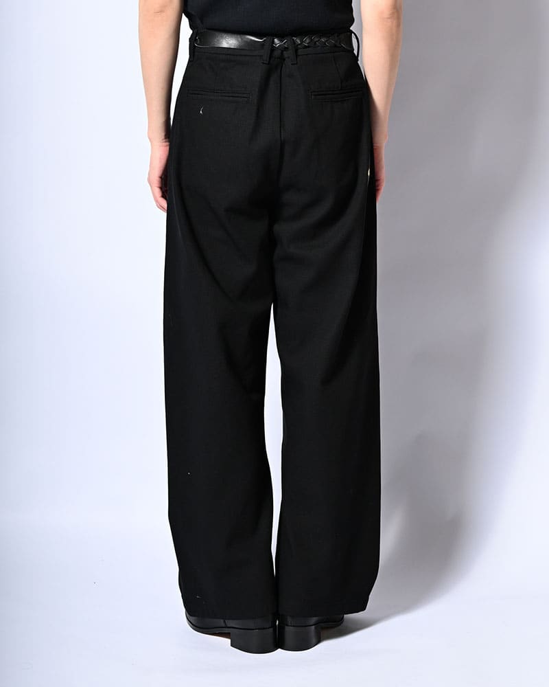 KOOI  HOLDER CURVE PANTS -BLACK- BLACK 1