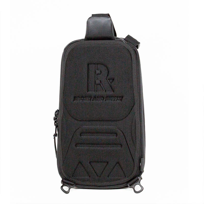 BROSKI AND SUPPLY  ADJUST-SLING MULTI BAG BLACK ONE SIZE