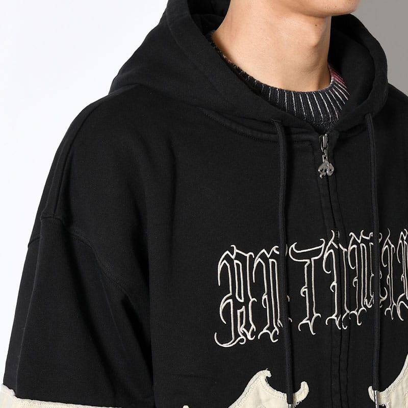 ANTIMID  89 ZIP HOODIE BLACK M